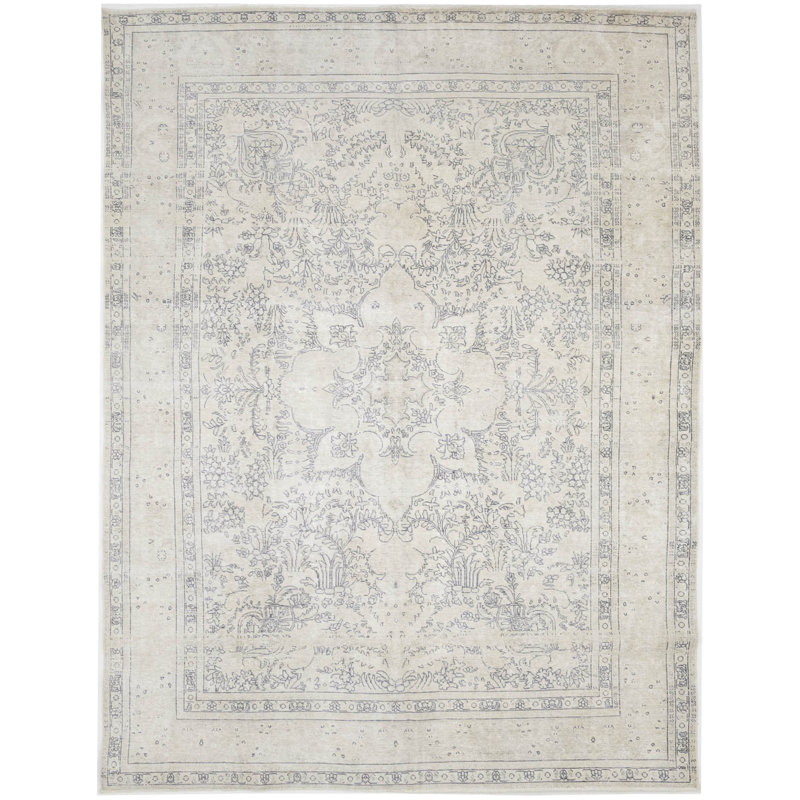 Tapis unique beige mat 8 pi 5 po x 11 pi 5 po Margret