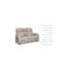 Causeuse inclinable en cuir Boyington-1291330376
