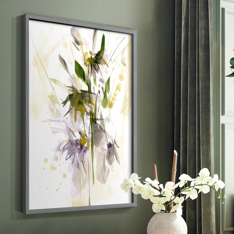 «After Rain I», reproduction encadrée - bois massif, H 10 po x l 8 po, Gris
