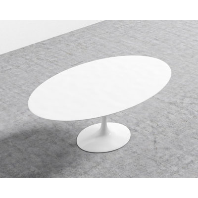 Table de salle à manger ovale en MDF