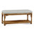 Summer Retreat Wicker Shelf Storage Bench-71425198-86505846