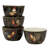 Certified International Gilded Rooster 16 Piece Dinnerware Set, Service for 4