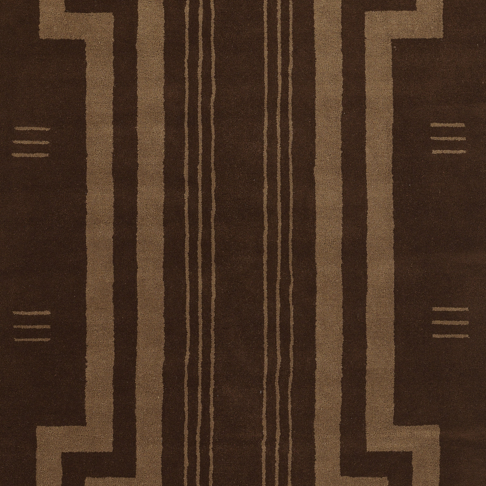 Hallum Hand-Tufted Geometric Wool Rug, Rectangle 3'6" x 5'6"