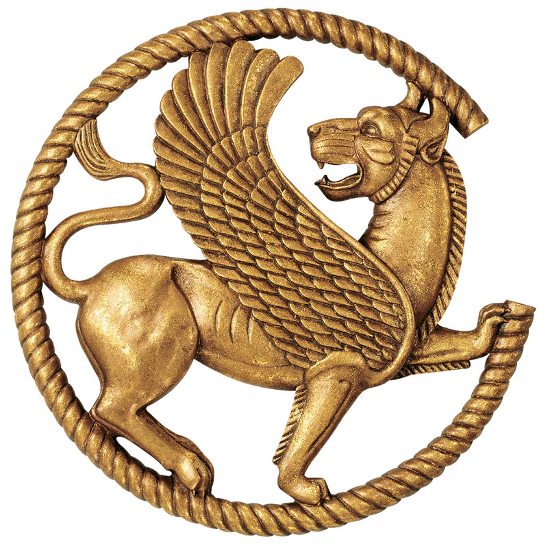 Sculpture perse Griffin