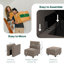 Causeuse 112 po avec rangement Zendajas-87871862