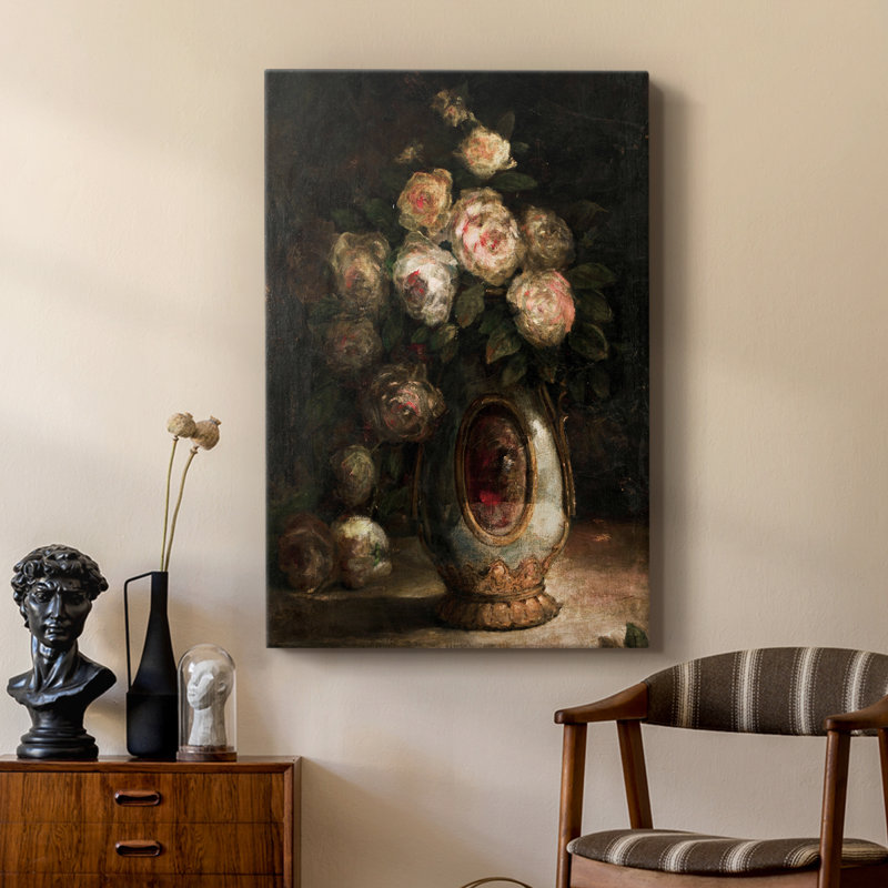 Paysage rétro CCXV III - galerie Cavas sur mesure, H 18 po x l 12 po