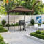Auvent de remplacement pour pavillon de jardin 8 x 5 pi, toit de tente de barbecue à deux niveaux-128861653