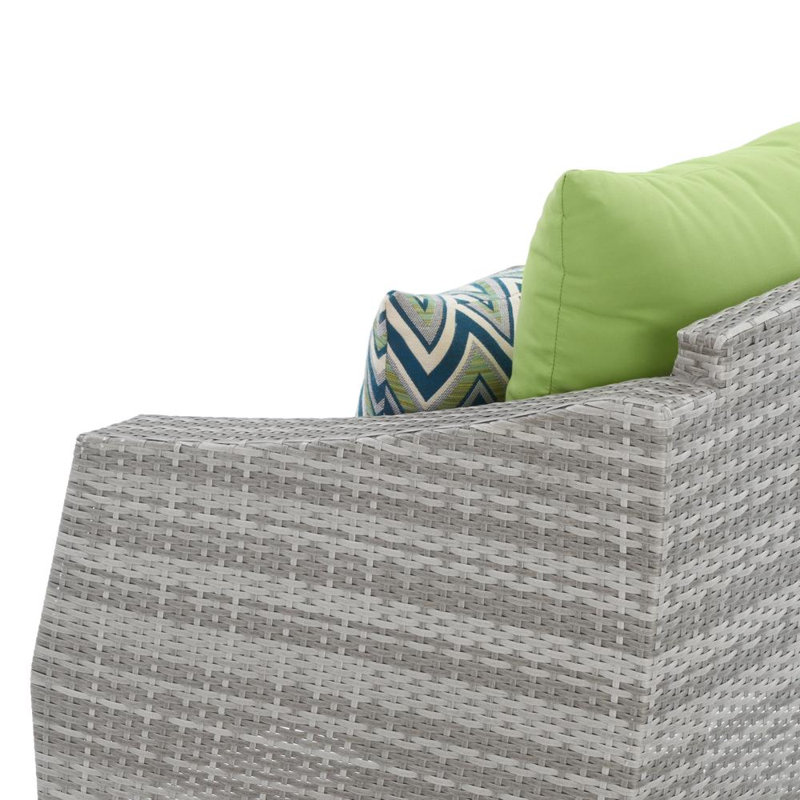 Cannes™ Deluxe 7 Piece Deep Seating Group, Canvas Ginkgo Sunbrella® Canvas