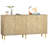 Herringbone Pattern 4-Door Cabinet
