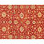 Wool Oriental Area Rug in Red/Beige/Dark Green-1398965801