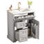 Single Bathroom Vanity with Ceramic Basin-134243252
