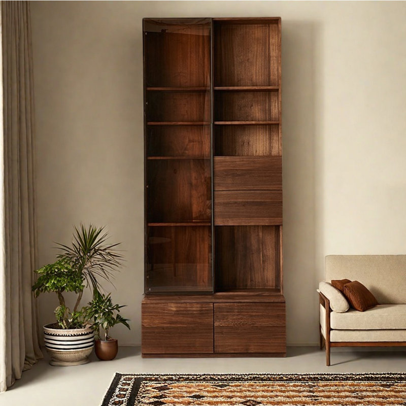 Japanese Style Display Bookcase