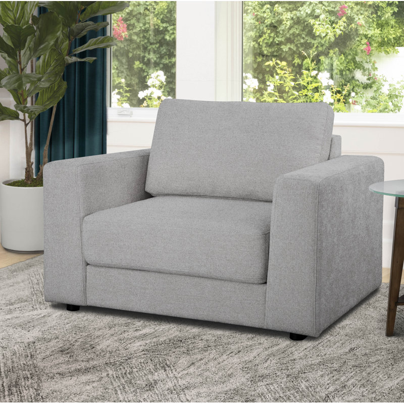 Fauteuil en polyester Arrollo, 100% polyester gris
