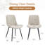 Chaise rembourrée en similicuir moderne-204951191