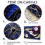 Mauve et bleu, fractale moderne, vagues I-107200187-107200182