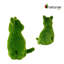 Chat topiaire assis 22 po