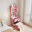 Compact Vanity. Make Up Vanity Desk with Mirror and Lights. White Vanity Table Set with  Station.Girls Small Vanity and Storage Chair-1688676009