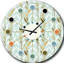 Golden Foliage I - horloge murale moderne Mid-Century-40743815