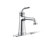 Robinet de lavabo de salle de bain à poignée simple Bellera, 1,2 gal / min, en chrome poli