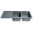 45.69'' L Double Bowl Granite Kitchen Sink-36903830