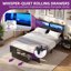 96cm Height Bed Frame with LED Headboard No Box Spring Needed-1614605777-1867916873
