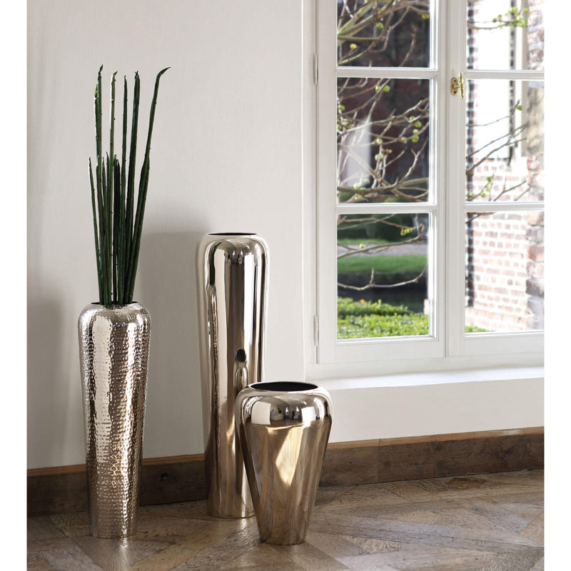 Tutzi Handmade Metal Floor Vase