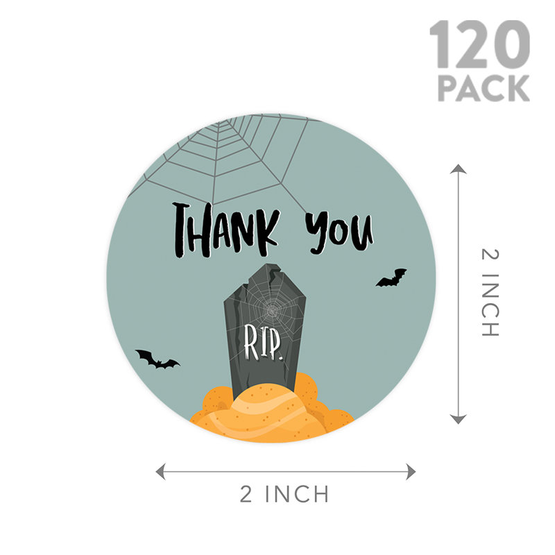 «Thank You RIP», autocollants d'Halloween joyeux