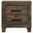 Rustic 2-Drawer Nightstand