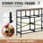 Drawer Storage Tower w/ Fabric Bins, Laundry Storage, Sorting Unit, Chest of Drawers, Organizer w/ P2 Board Top & Fabric Bins, Organizer Unit for Multi-purpose, Hallway, Office-1843839028-1844187057