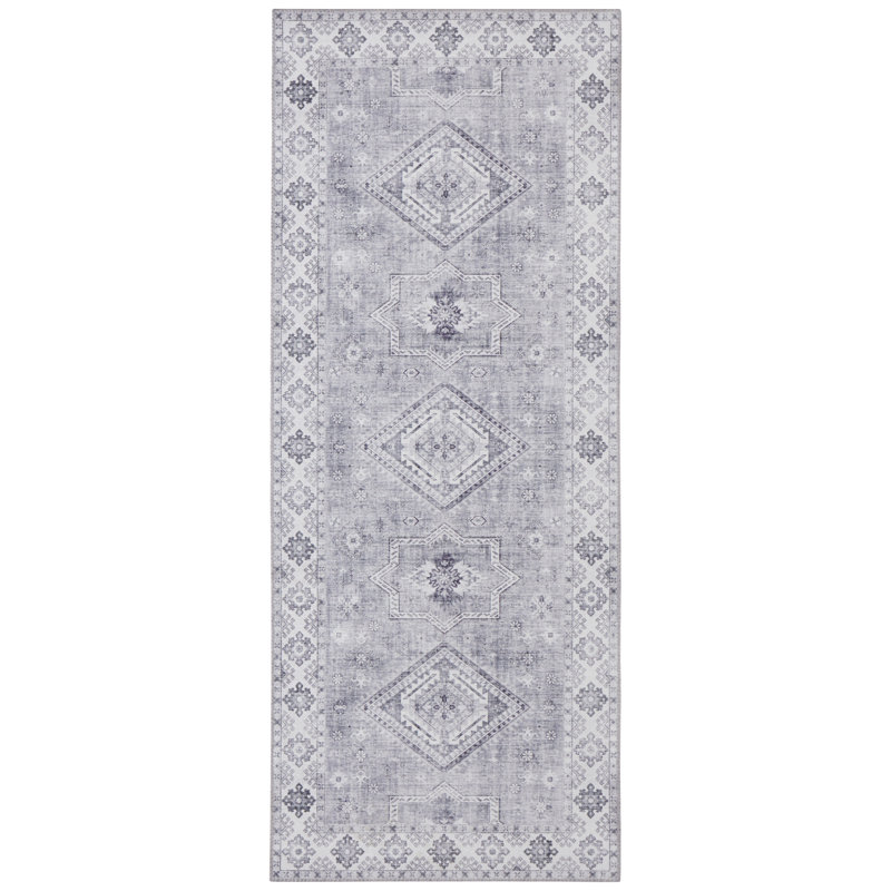 Gratia Tufted Graphite Grey Rug, Runner 80 x 200cm