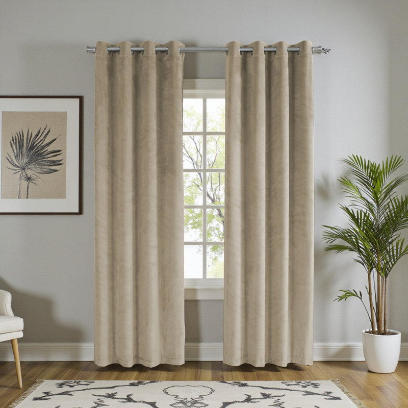 Leland Curtain Panel 2pcs Set 54"W X 84"L