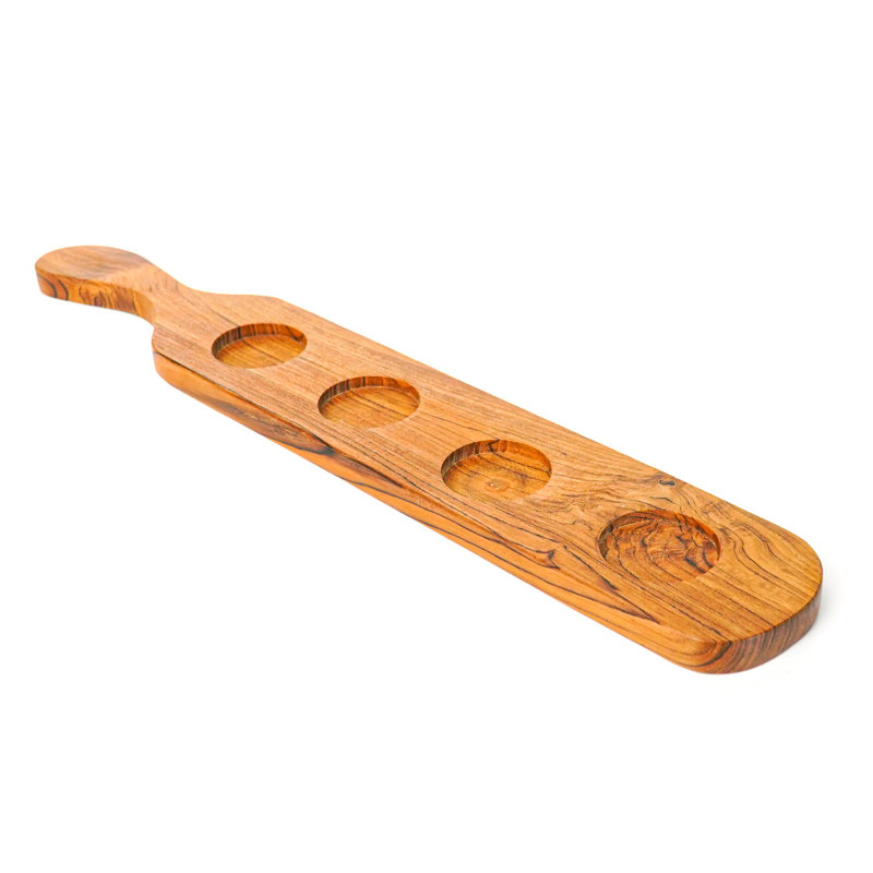 0.8'' H Wood Tealight Holder