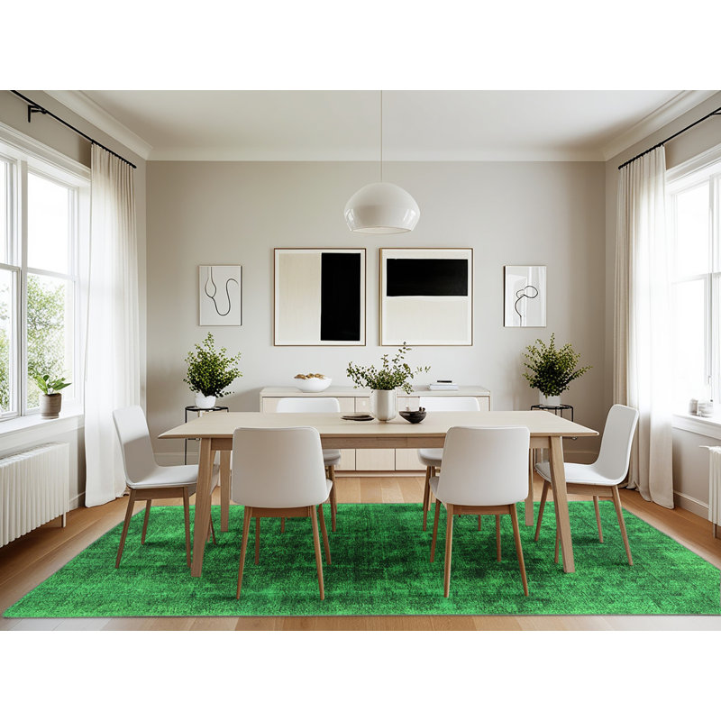 Washable Oriental Indoor Rug, Rectangle 7' x 10'