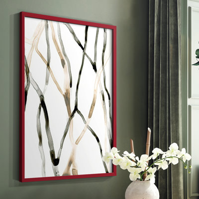 Runnel XII Framed Print - Solid Wood