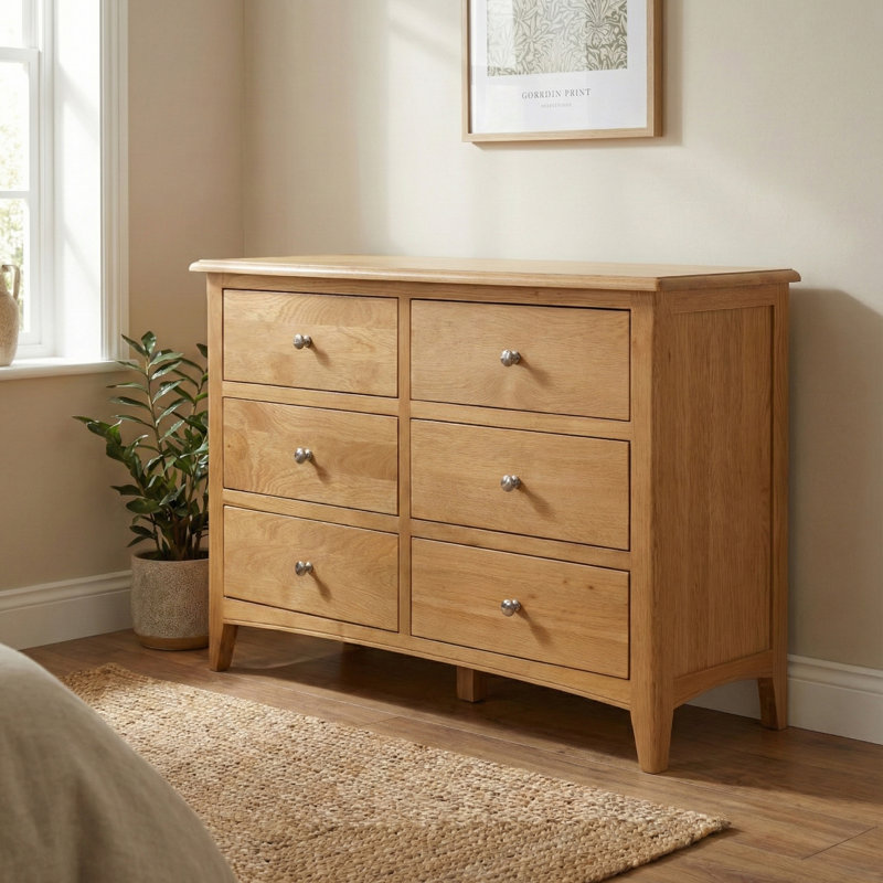 Kilkenny Oak 6 Drawer Chest