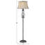 Lampe sur pied 59 po Revmet Gunmetal Clear-1782160865