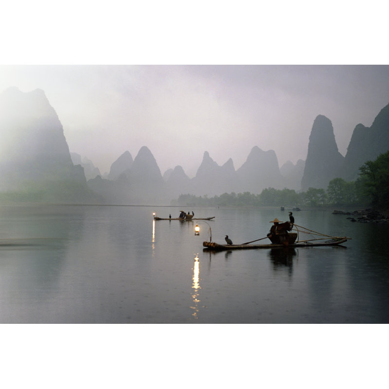 Rainy Day by Kingwu - Wrapped Canvas Print, 20cm H x 30cm W