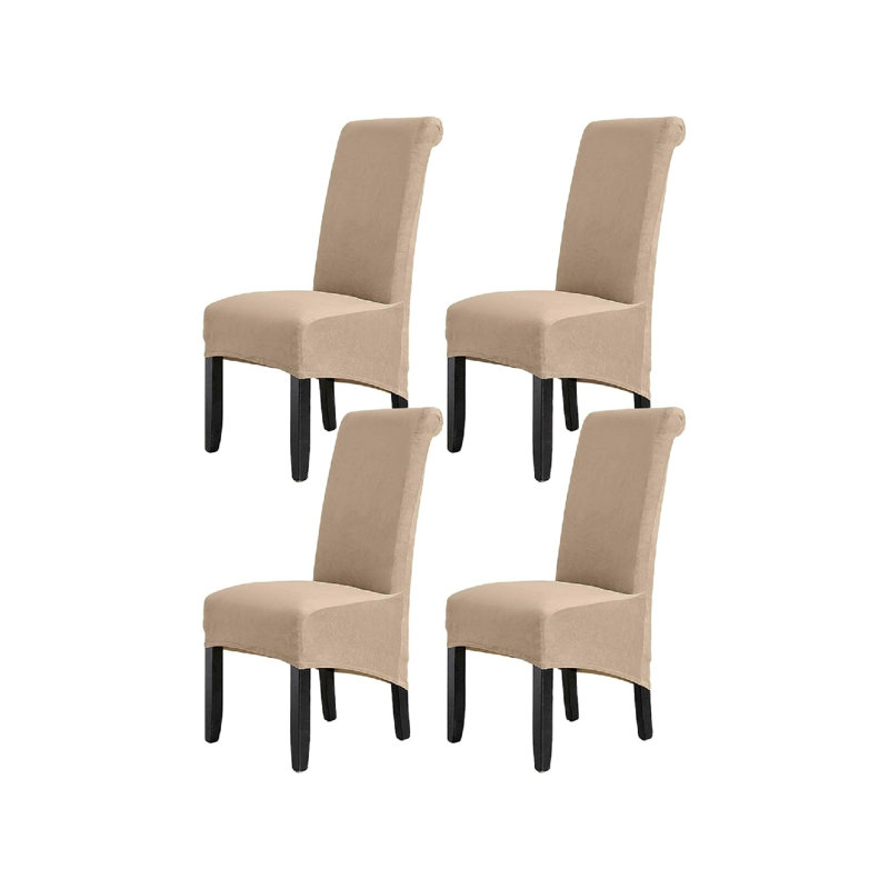 Polyester Box Cushion Dining Chair Slipcover