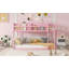 Lit superposé bas simple au-dessus d'un lit simple, lit superposé au sol avec échelle, fabrication en bois massif pour enfants et adolescents, conception compacte et peu encombrante (sans matelas)-132915816