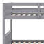 Lit superposé en bois peu encombrant au design gigogne et convertible-832703842