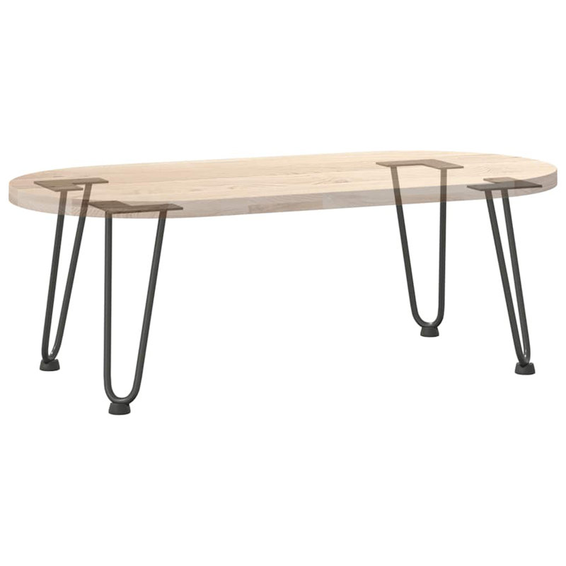 Ayauna Table Leg, 30cm H x 12cm W x 12cm D, Anthracite