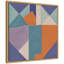 «Painterly Soft Geometric Shapes Neutral Linen» par The Creative Bunch Studio, reproduction d'art sur toile encadrée-80717984