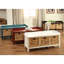 Banc sarcelle avec 3 tiroirs pour la chambre à coucher - et style moderne dans 3 rangements élégants