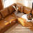 L-Shaped Sectional Sofa Couch, 7-Seater Modular Couches With Deep Seat, Cloud Sofa For Living Room, Office-Brown-1067643264