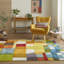 Machine Woven Multicolour Indoor Rug-1447989912