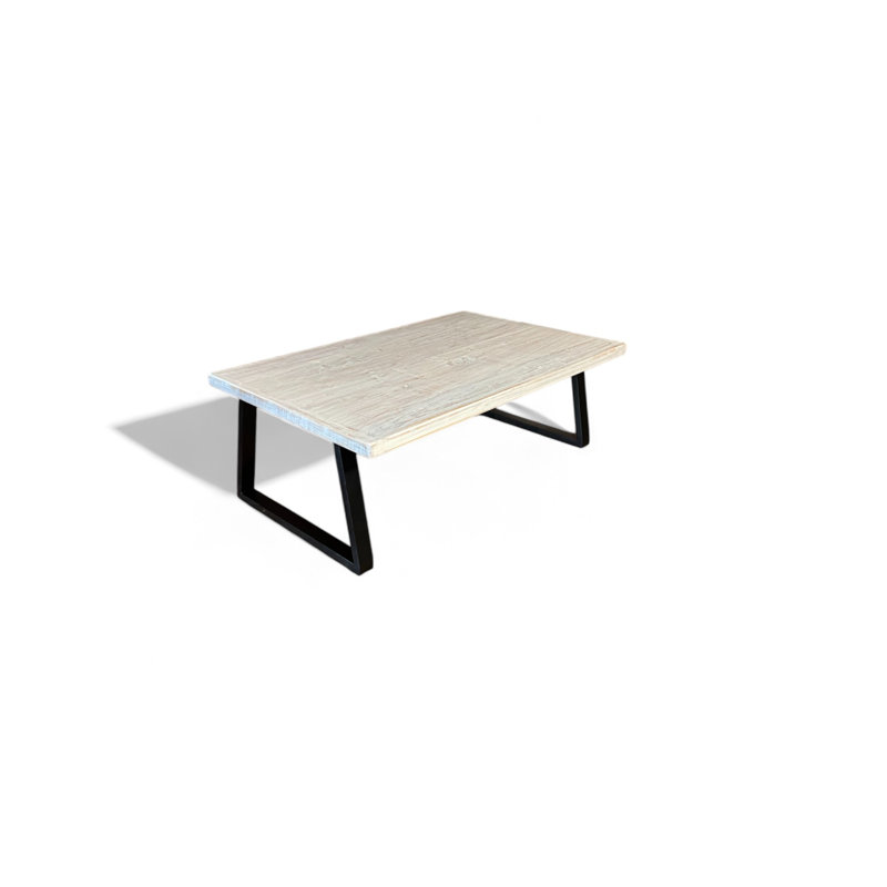 Table basse The Urban Craftsman, Blanc, H 16,5 po x L 30 po x l 48 po