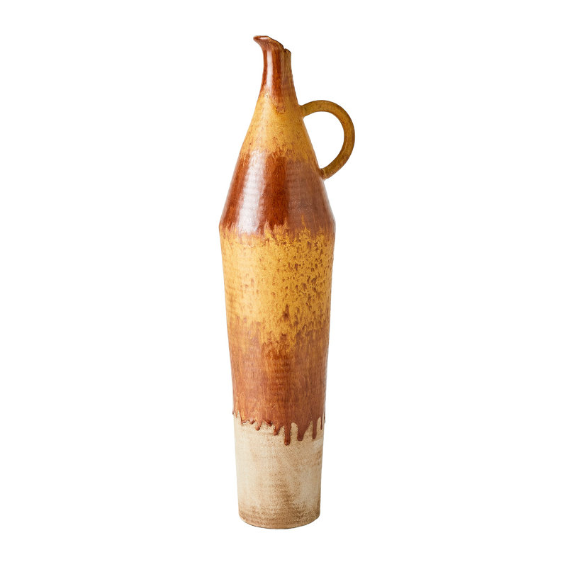 Bouteille rétro - réactif doré, H 24 po x l 6,75 po x P 6,75 po
