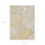 Tapis intérieur lavable abstrait 3 pi x 5 pi beige