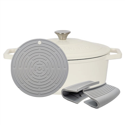 Argon Tableware - Oval Cast Iron Casserole Dish
