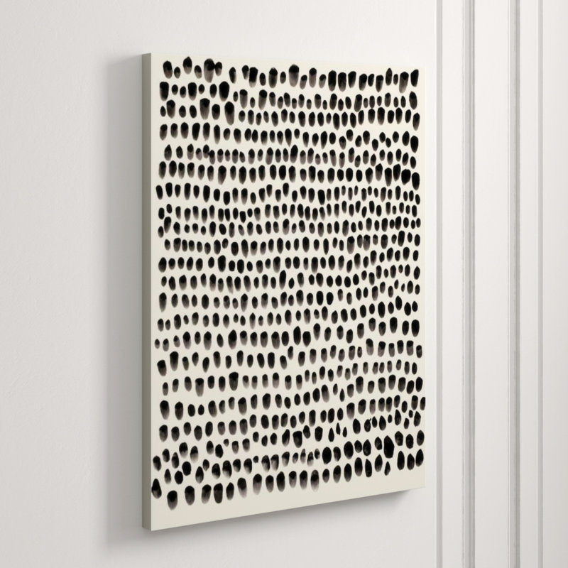 Pointilism Print by Barclay Butera, 54" H x 40" W, Outdoor